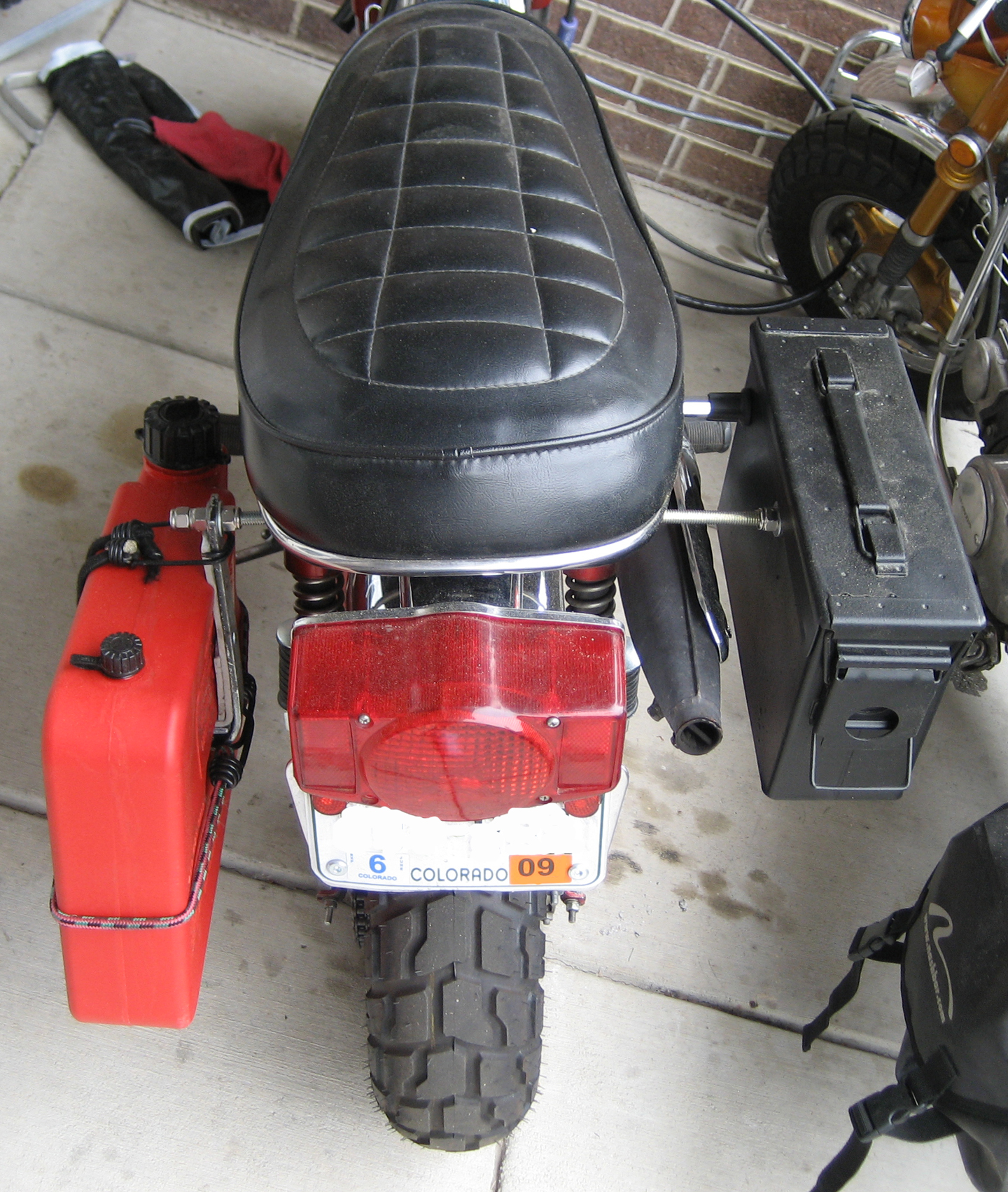 Honda ct110 auxiliary fuel tank #3